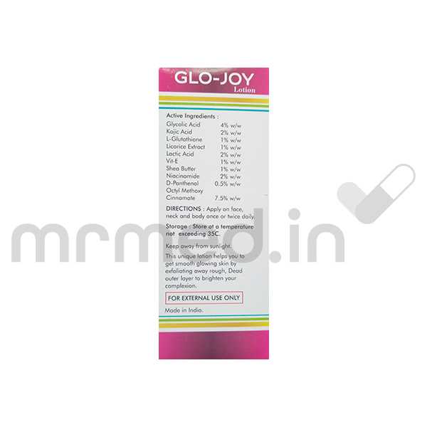 Buy GLOJOY LOTION Online Uses, Price, Dosage, Instructions, Side